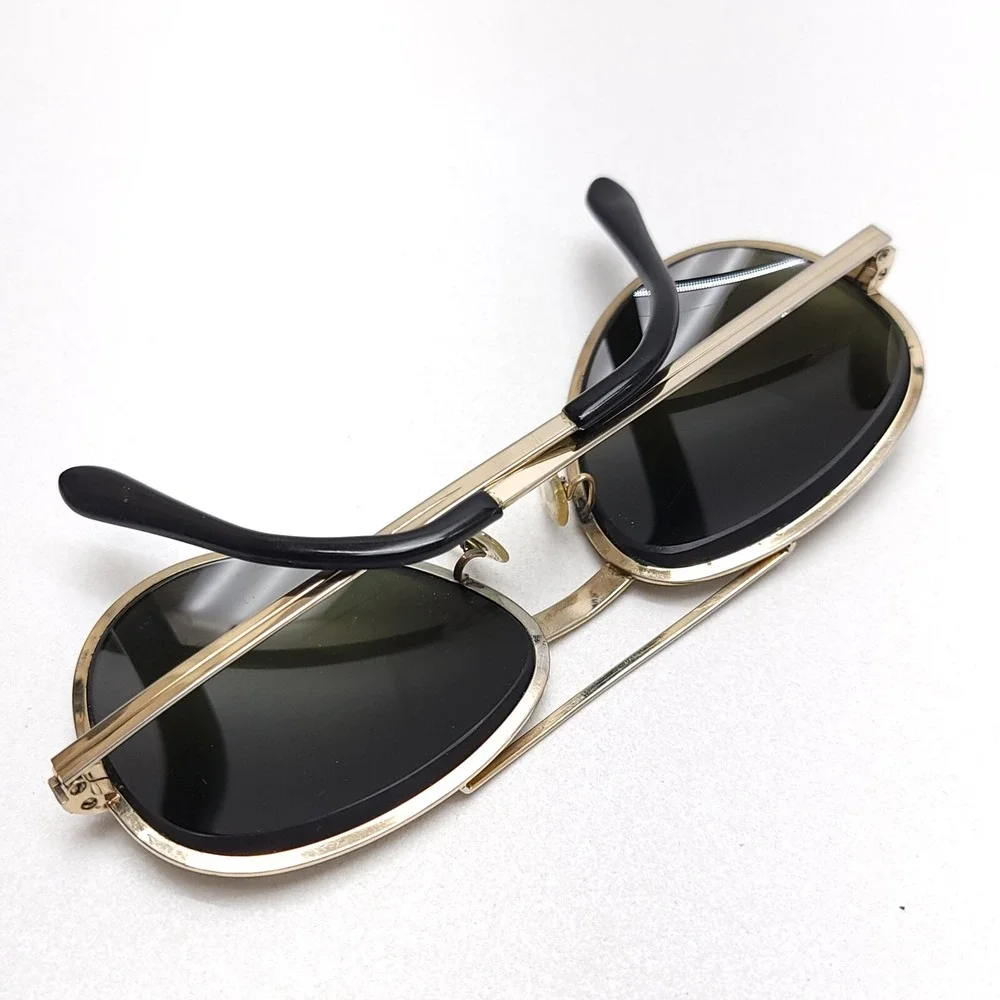 Vintage Romida‎ KC Gold Pilot  Glasses 54-20 FRAMES ONLY